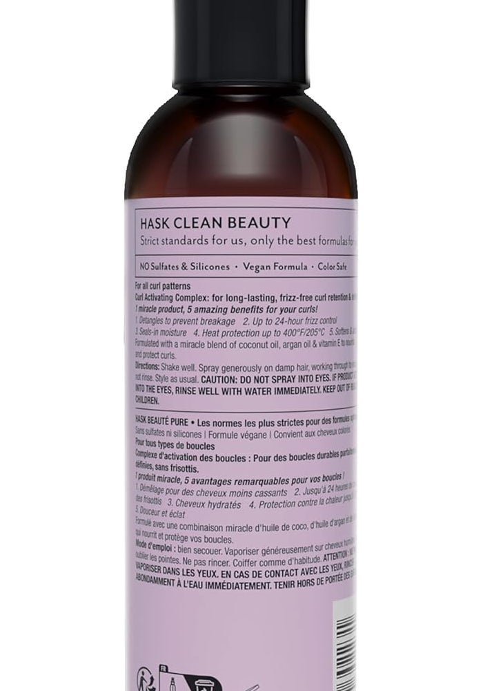 HASK Curl Care 5-in-1 Leave In Conditioner Spray - 175mL - Image 2